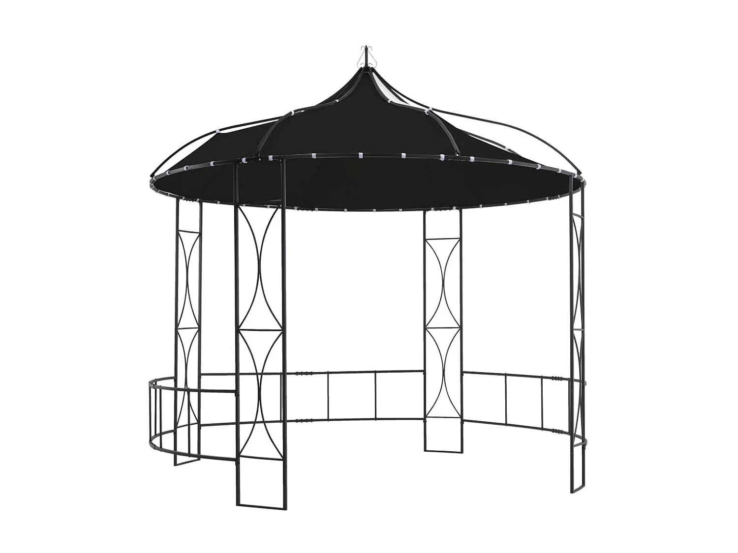 Gazebo 300x290 cm Antracite Rotondo