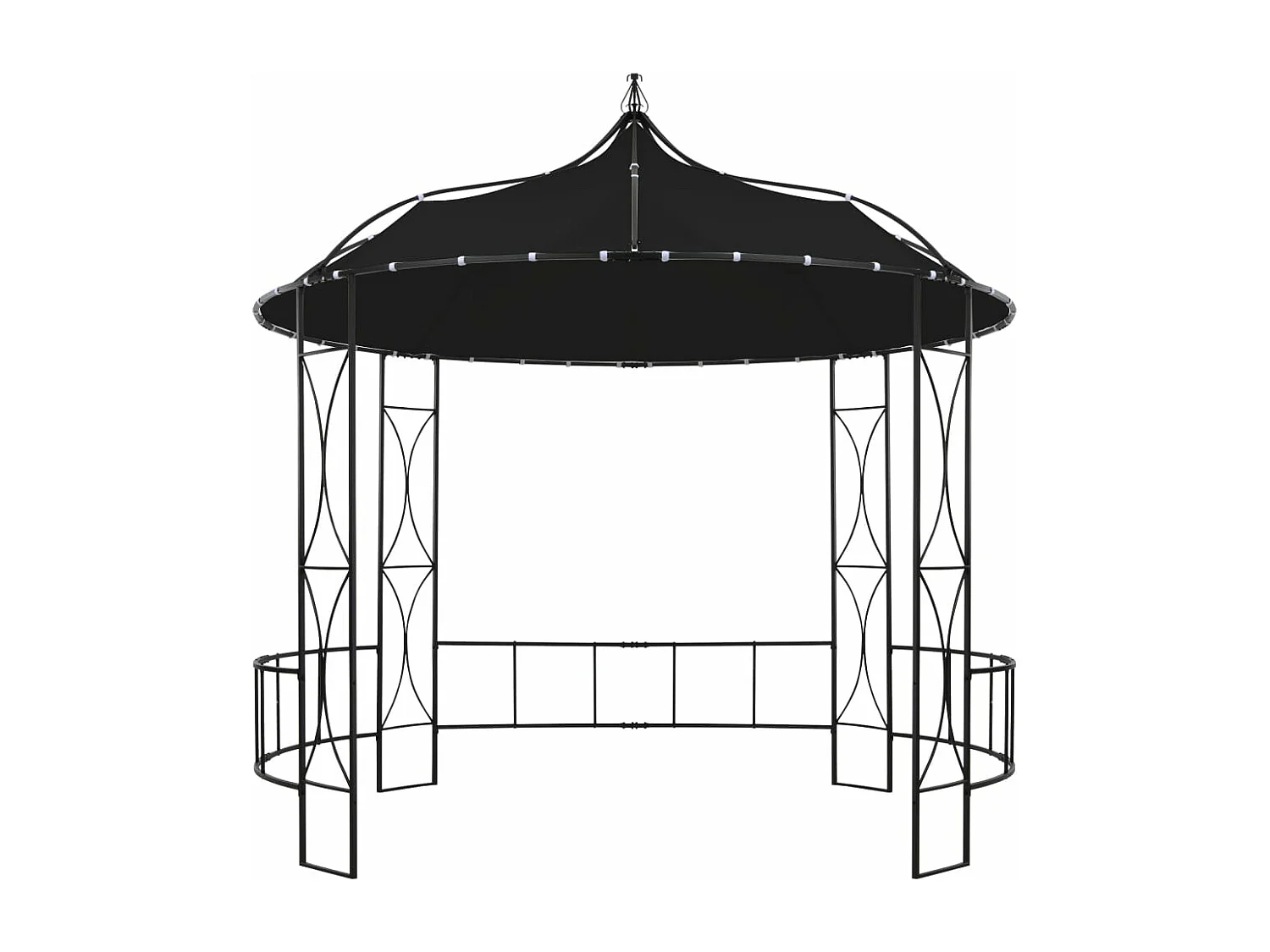 Gazebo 300x290 cm Antracite Rotondo