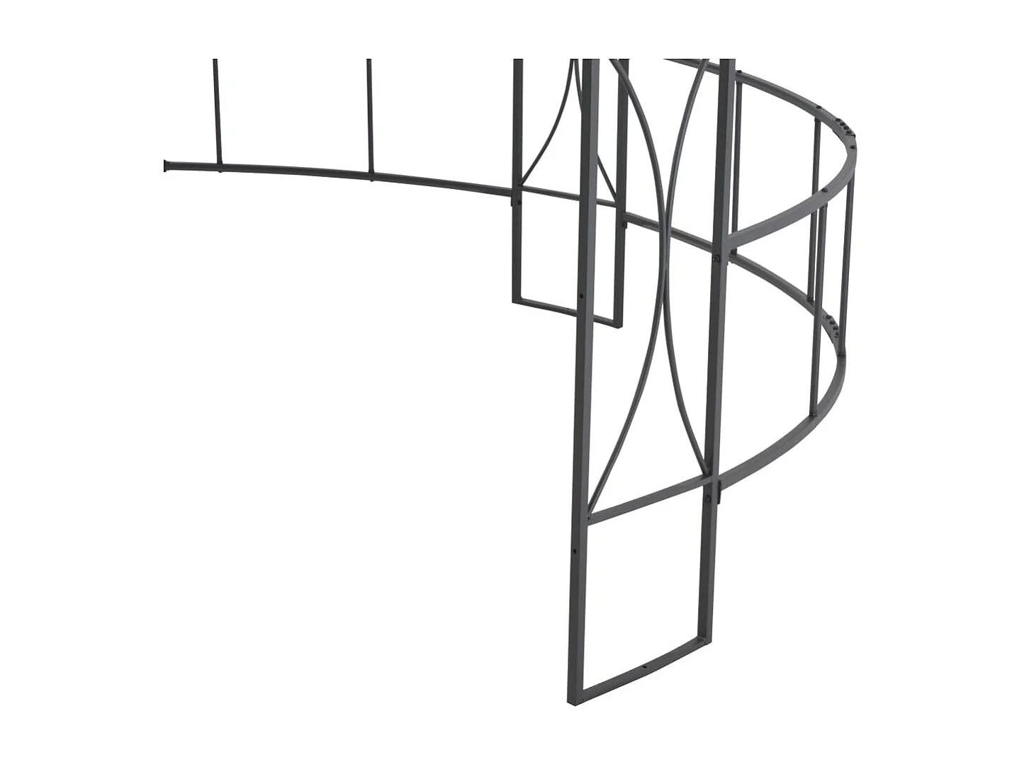 Gazebo 300x290 cm Antracite Rotondo