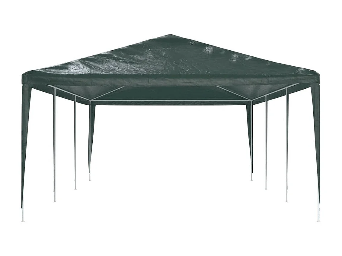 Carpa profesional para fiestas verde 90 g/m² 4x9 m
