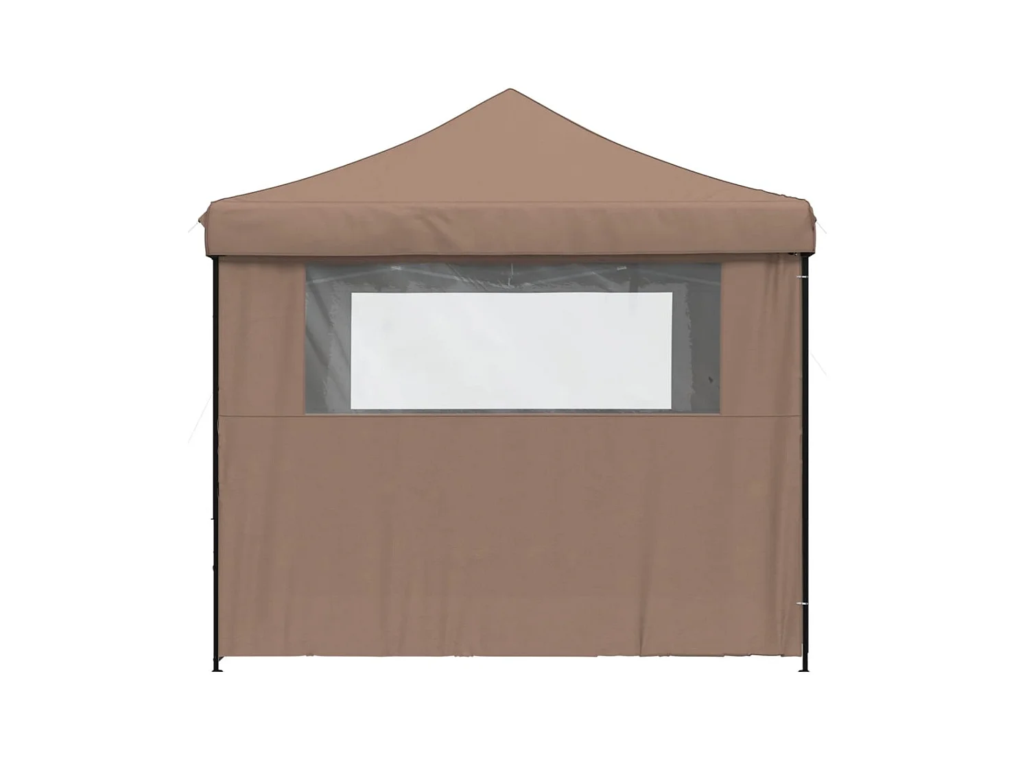 Tente de réception pliable escamotable avec 4 parois latérales