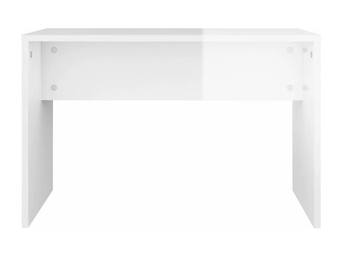 Ensemble de coiffeuse Blanc brillant 74,5x40x141 cm