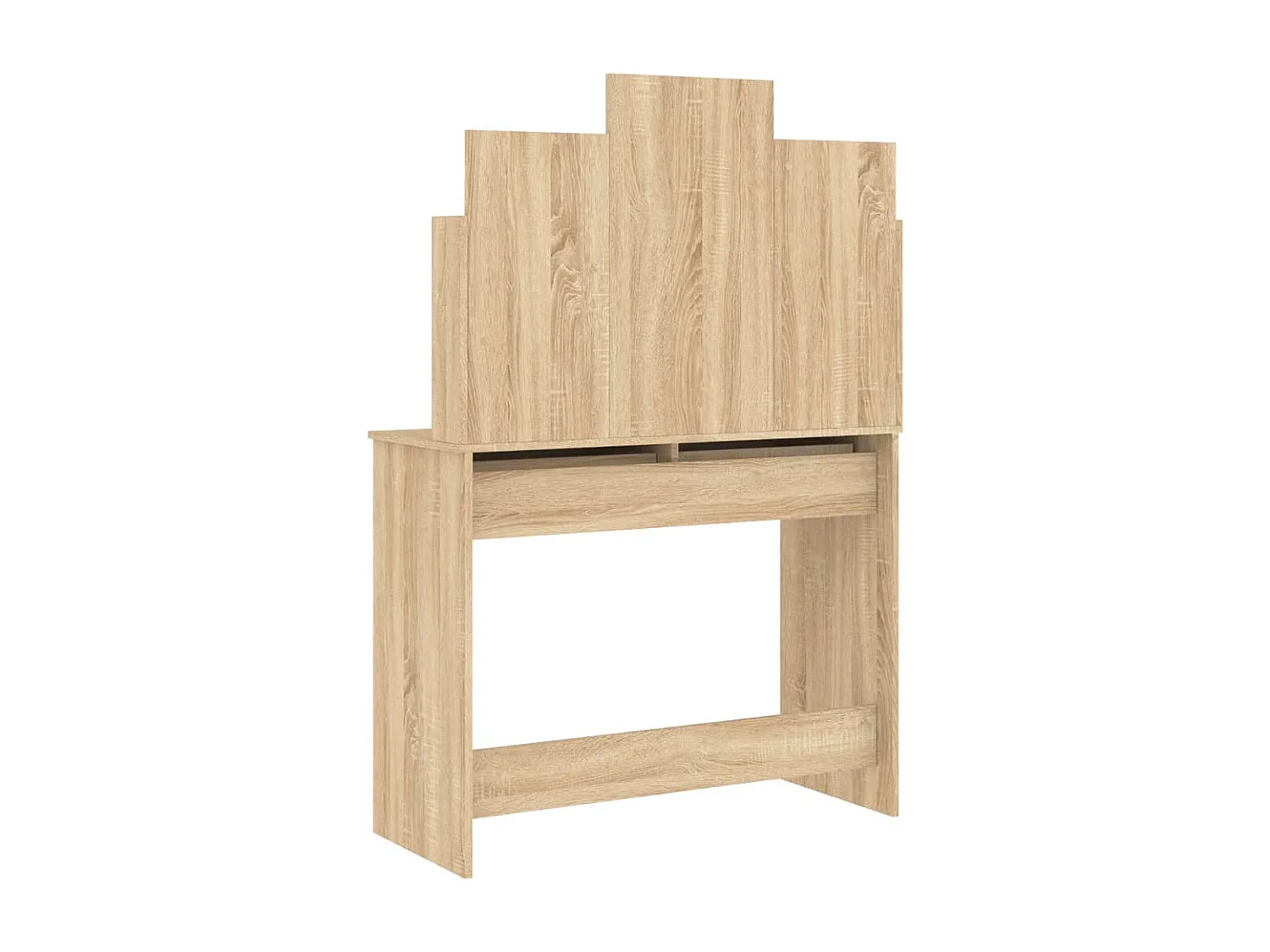 Schminktisch mit Spiegel Sonoma-Eiche 96x39x142 cm