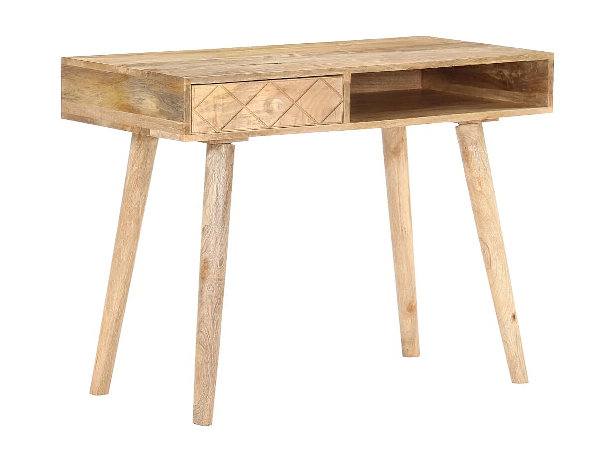 Toeletta 100x50x76 cm Legno massello di mango