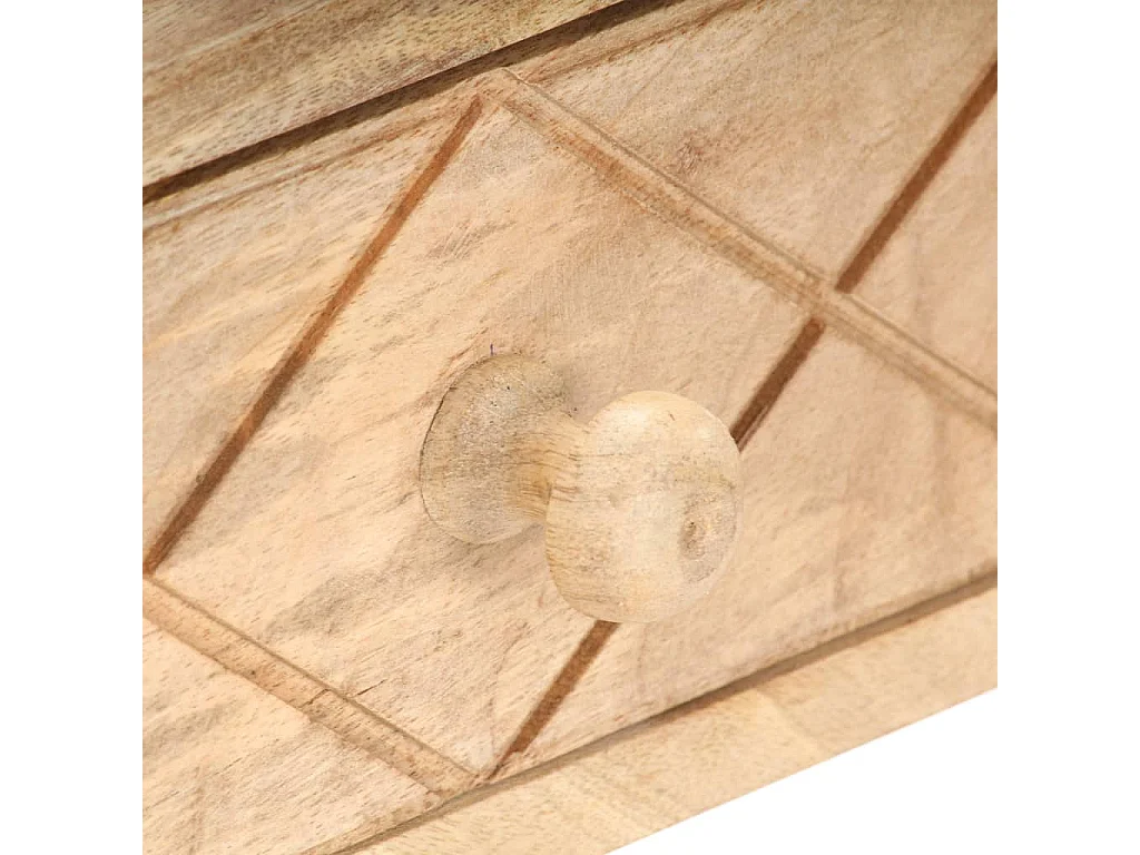 Toeletta 100x50x76 cm Legno massello di mango