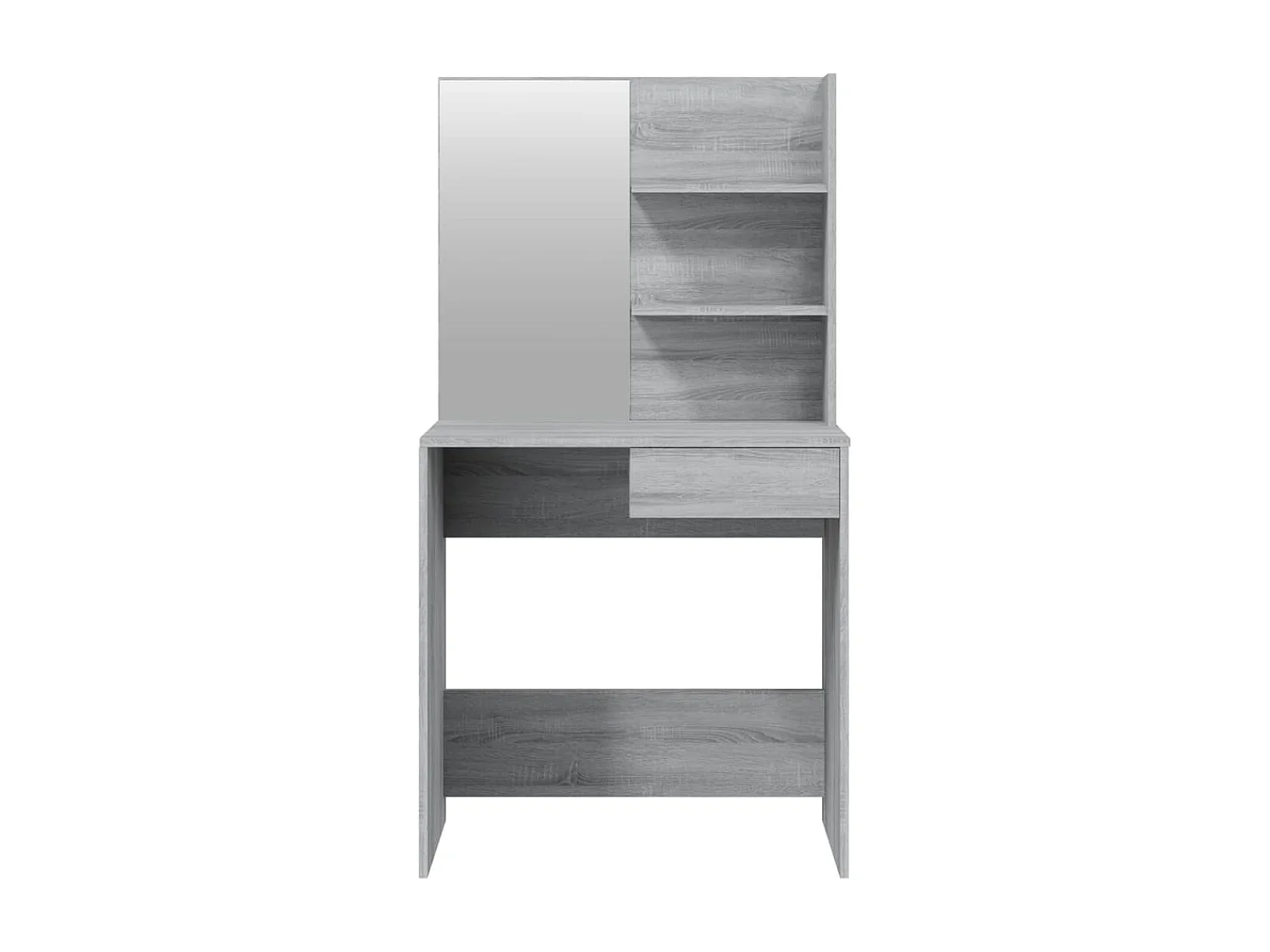 Ensemble de coiffeuse Sonoma gris 74,5x40x141 cm