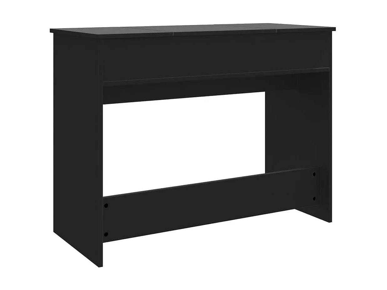 Penteadeira com espelho preto 100x45x76 cm