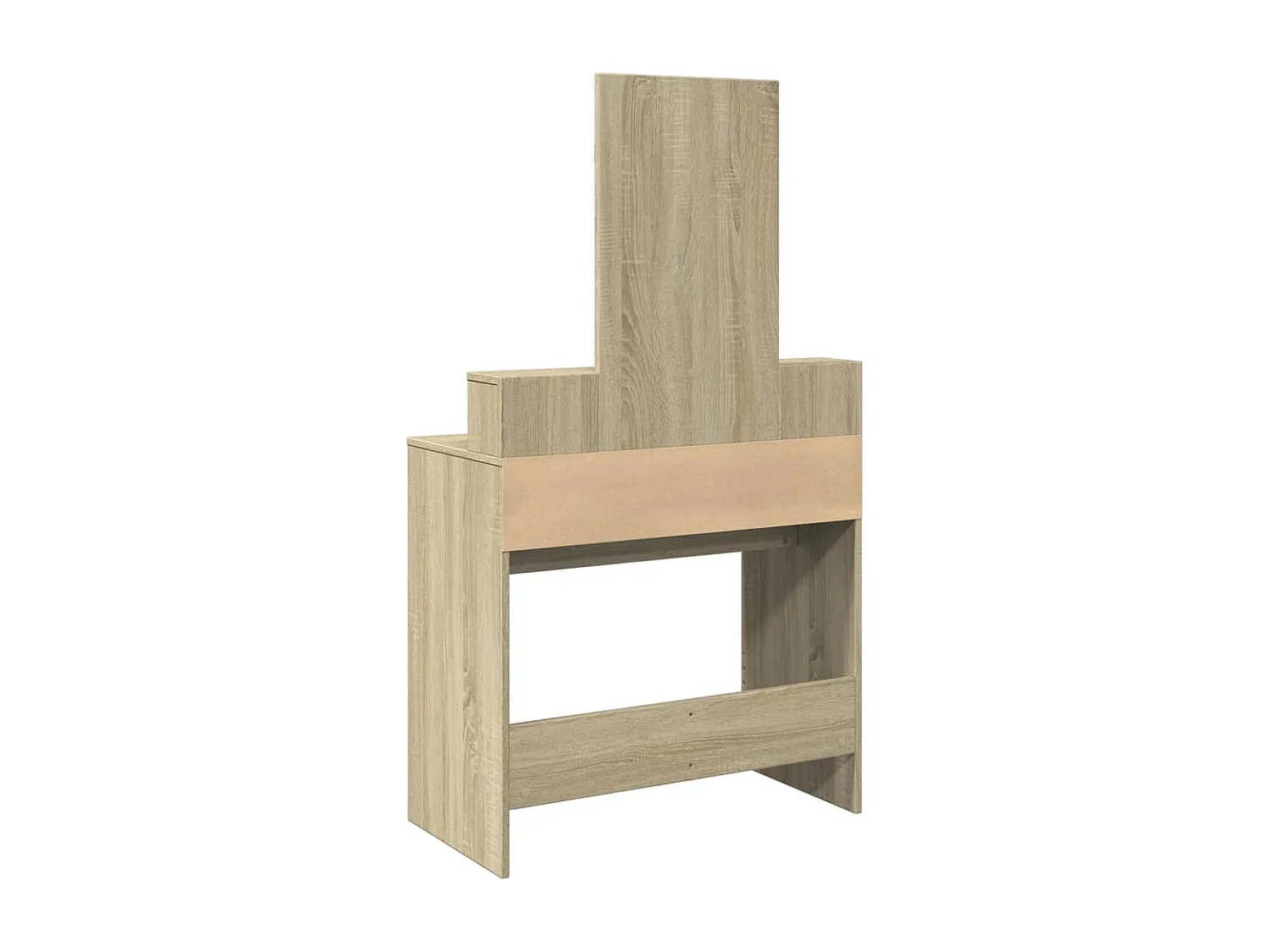 Coiffeuse avec miroir chêne sonoma 80x41x144,5 cm