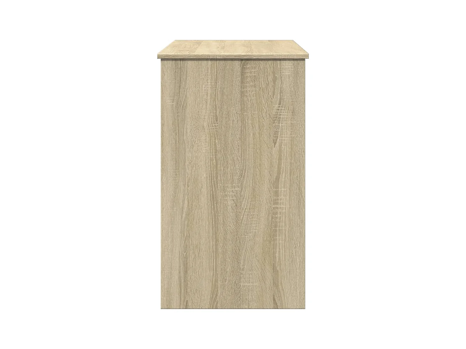 Coiffeuse avec miroir chêne sonoma 100x45x76 cm