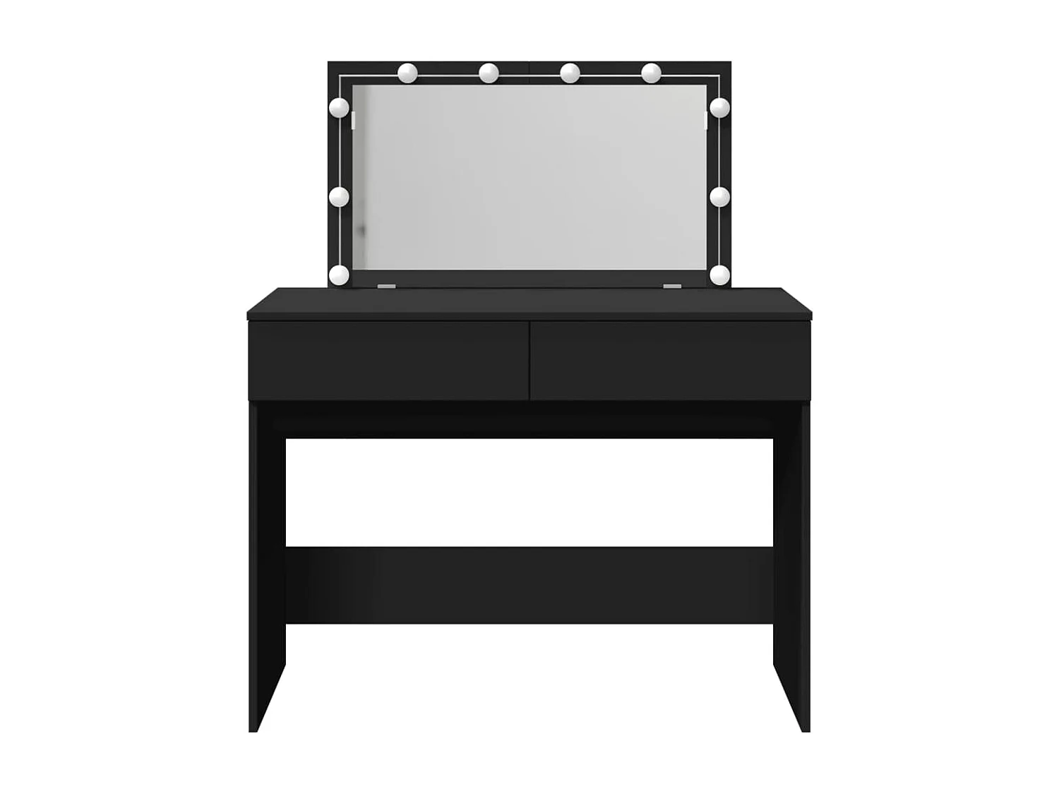 Kaptafel met zwarte LED 100x40x120 cm