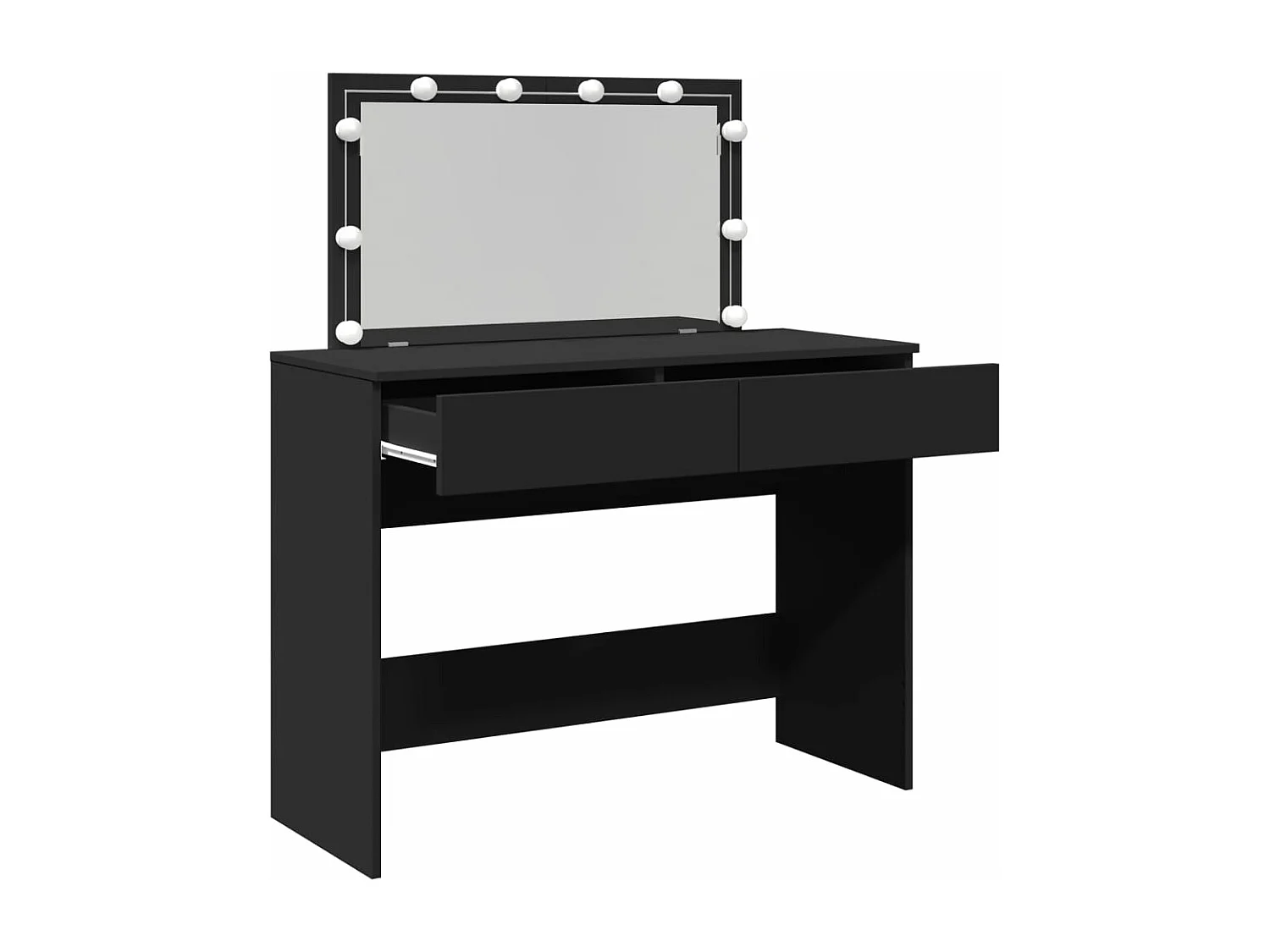 Kaptafel met zwarte LED 100x40x120 cm