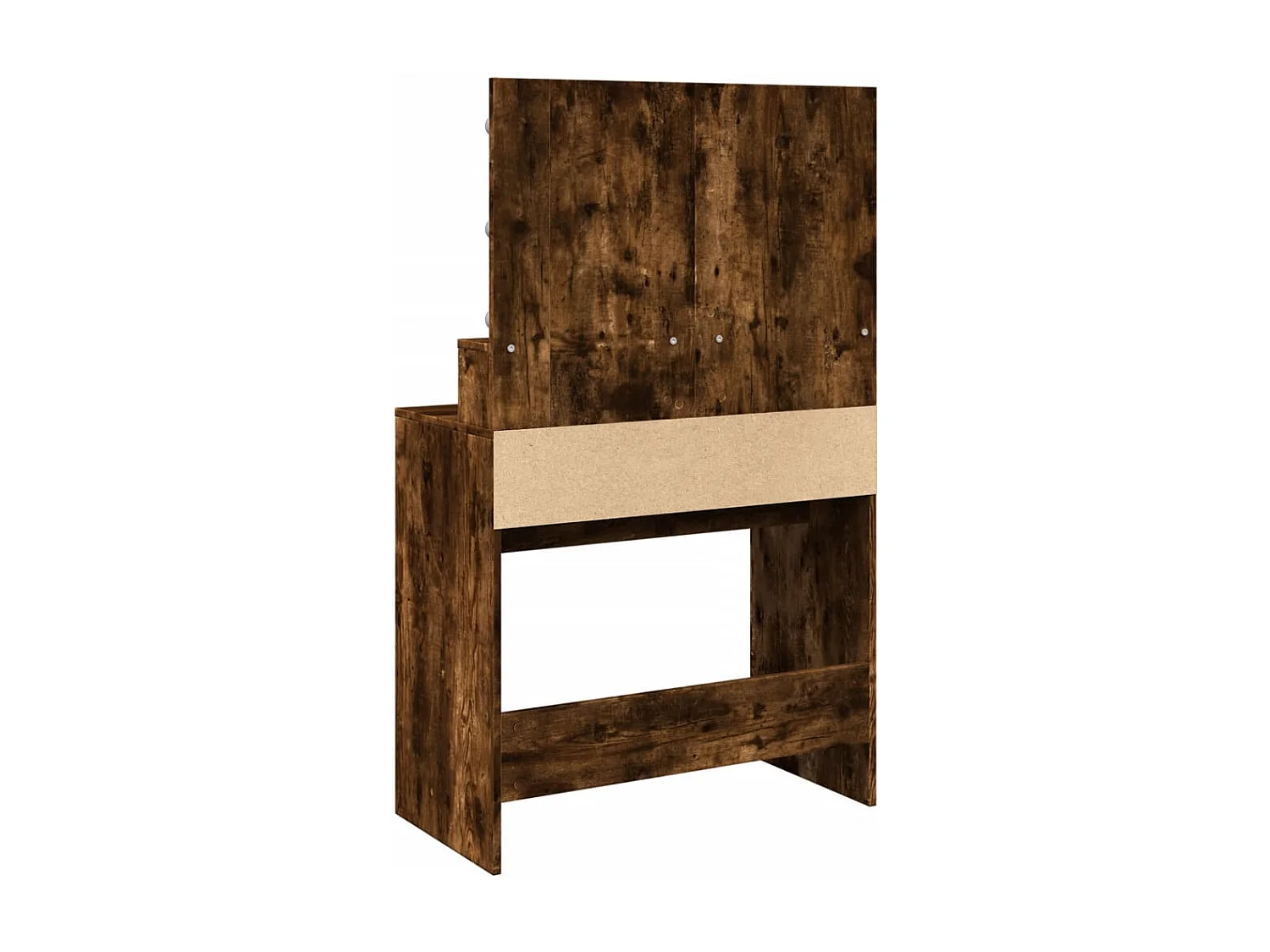 Toletta con LED rovere affumicato 80x41x134,5 cm