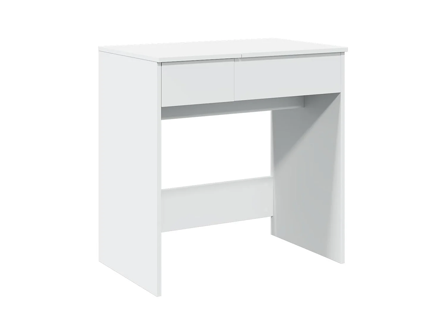Kaptafel met witte spiegel 73x46,5x120 cm