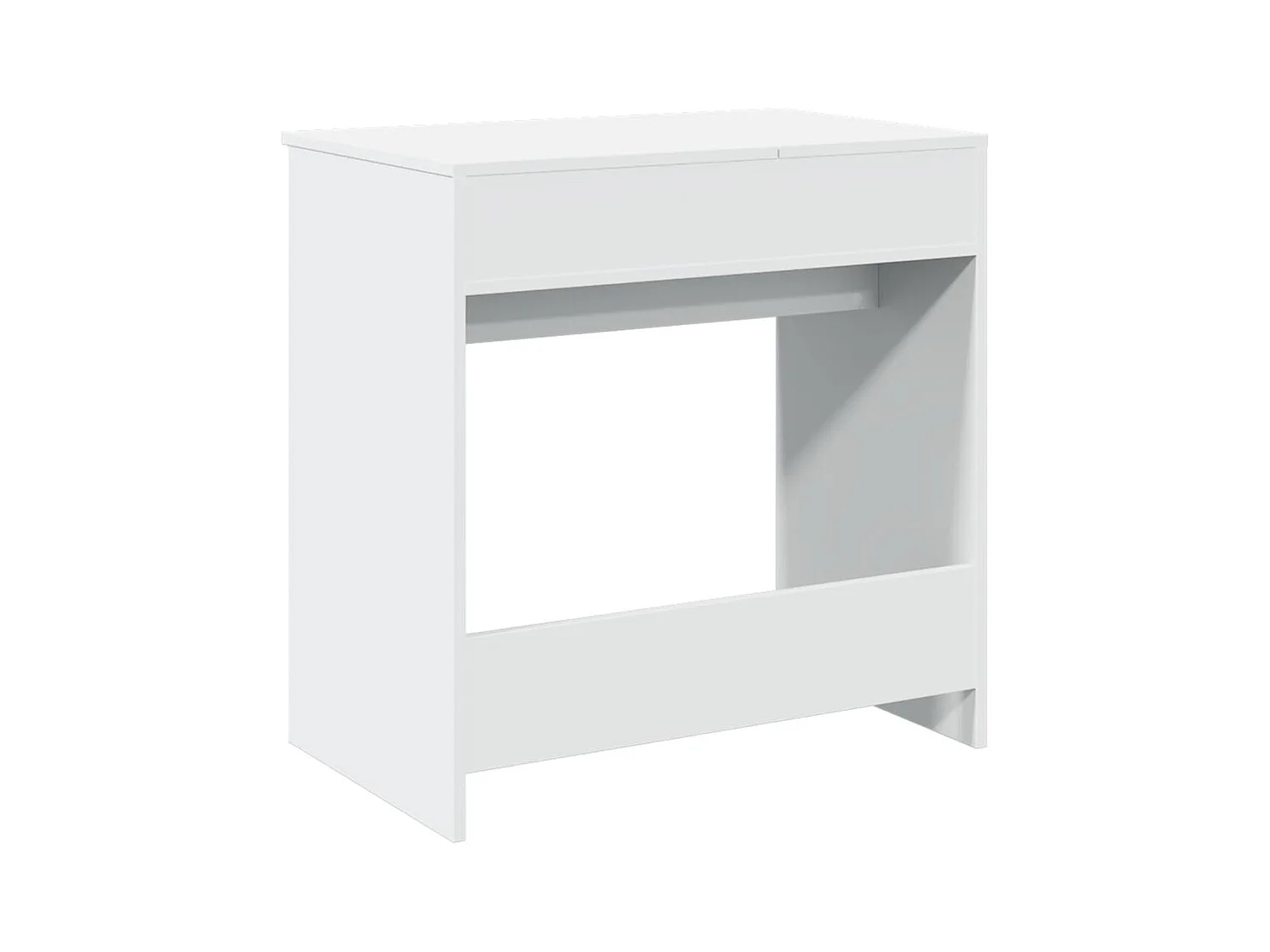 Kaptafel met witte spiegel 73x46,5x120 cm