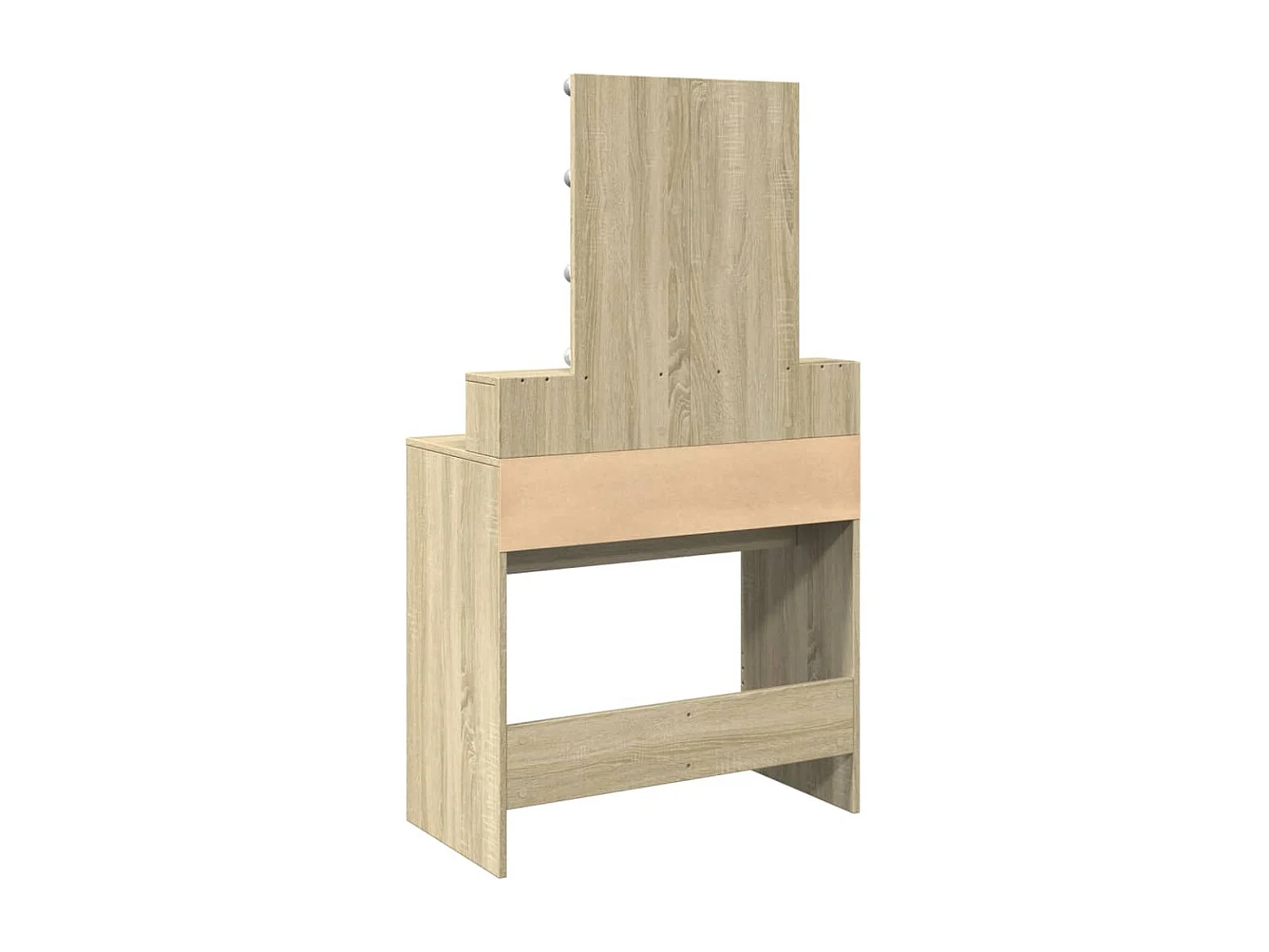 Coiffeuse avec LED chêne sonoma 80x41x144,5 cm