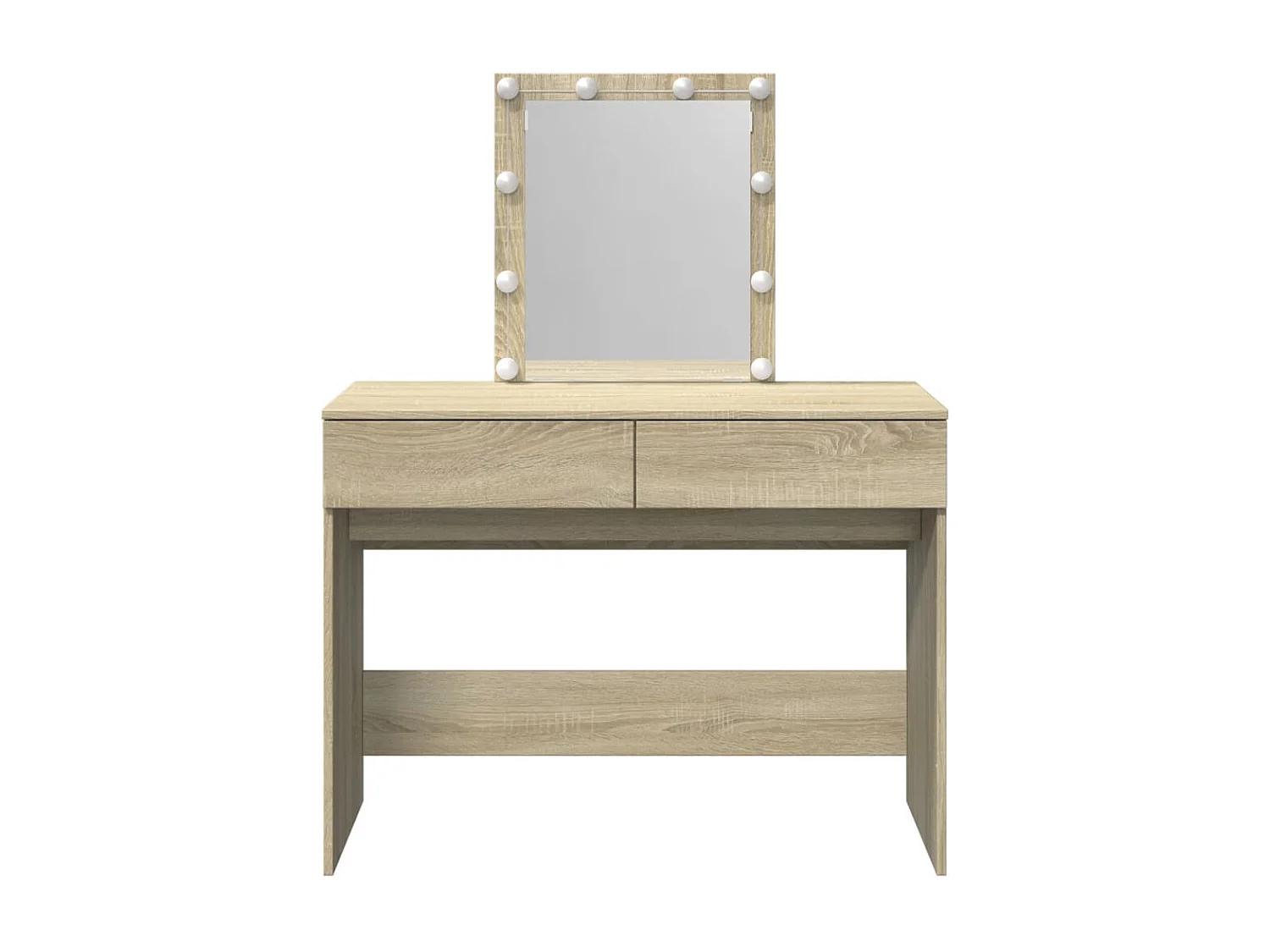 Toletta con LED rovere Sonoma 100x40x130 cm