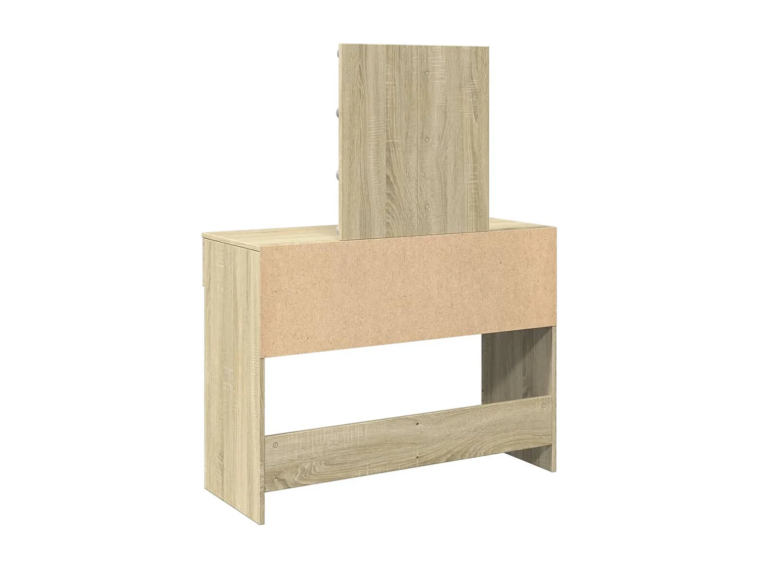 Toletta con LED rovere Sonoma 100x40x130 cm