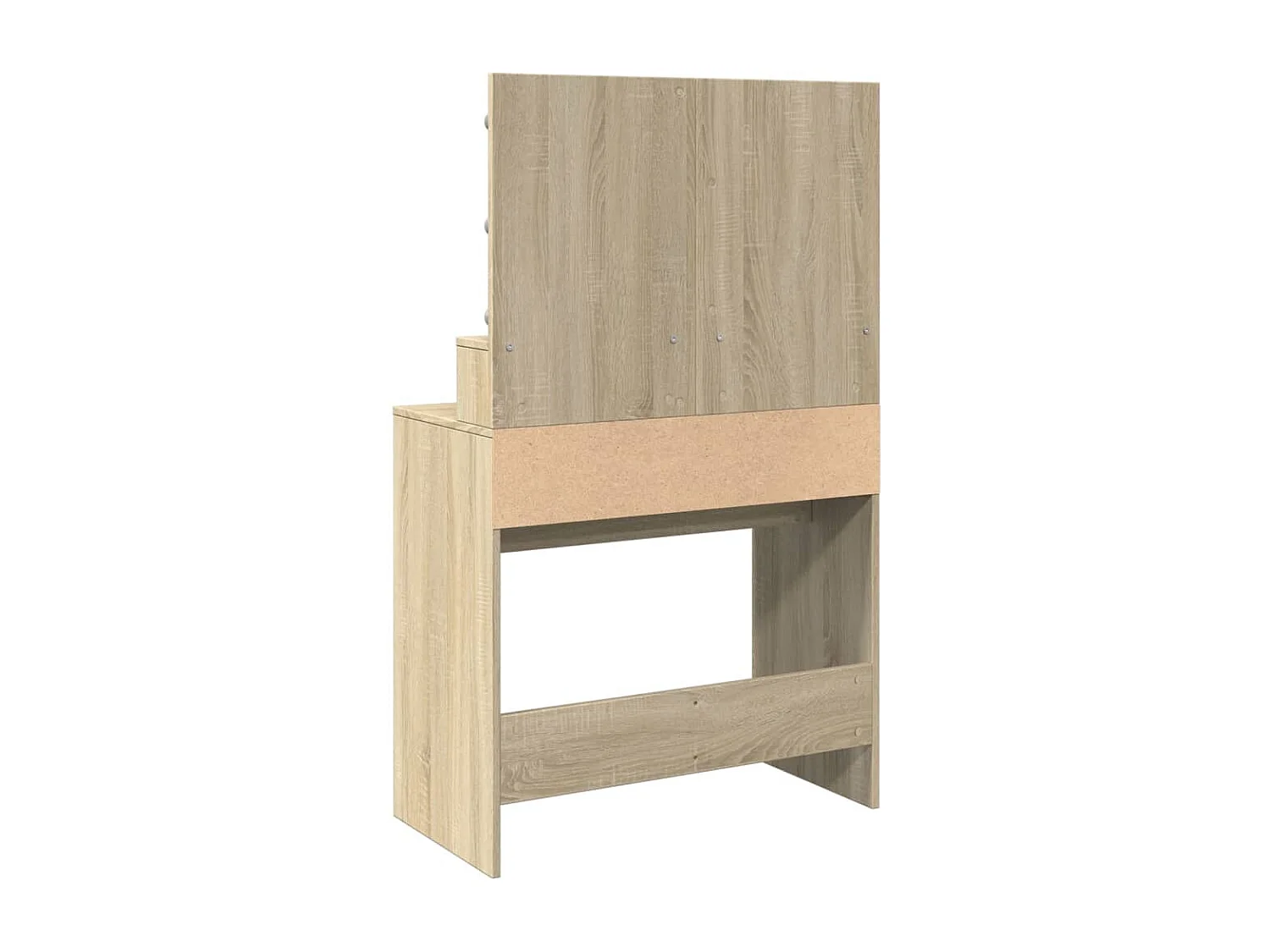 Coiffeuse avec LED chêne sonoma 80x41x134,5 cm