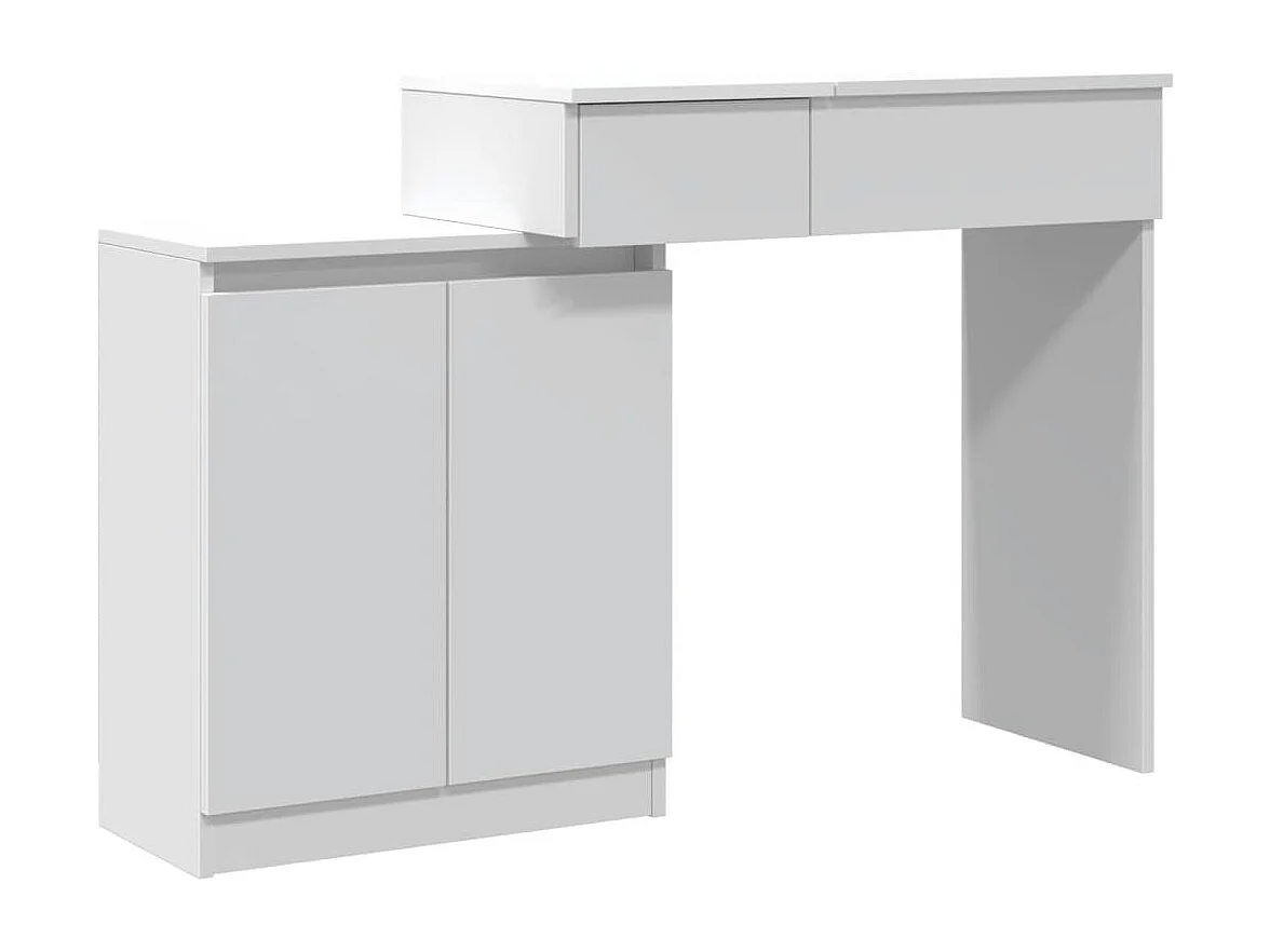 Coiffeuse avec LED blanc 115x37x110,5 cm