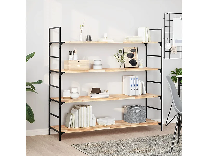 Mensole da Parete 3 pz 140x40x2 cm Legno Acacia Non Trattato