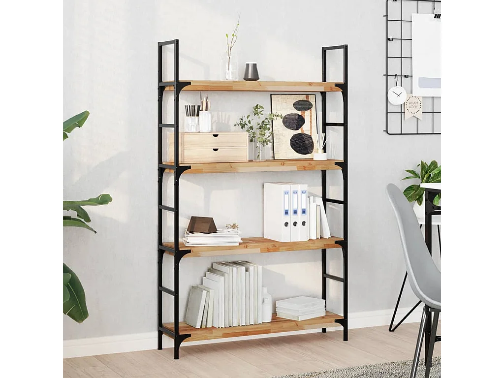 Étagères flottantes 2 pcs 80x20x4 cm acacia massif à l'huile