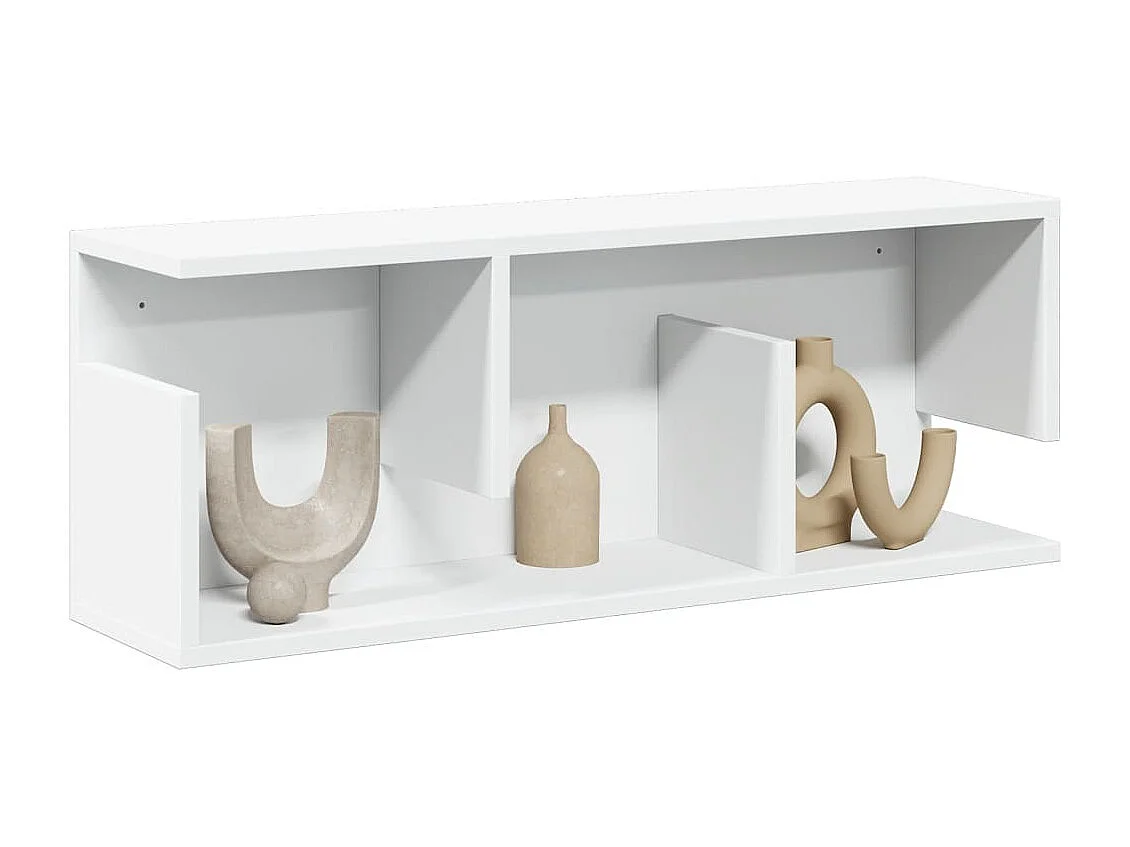 Armario de pared madera de ingeniería blanco 80x20x30 cm