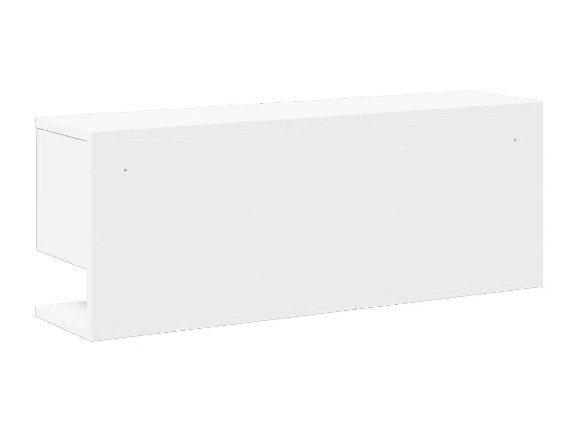 Armario de pared madera de ingeniería blanco 80x20x30 cm