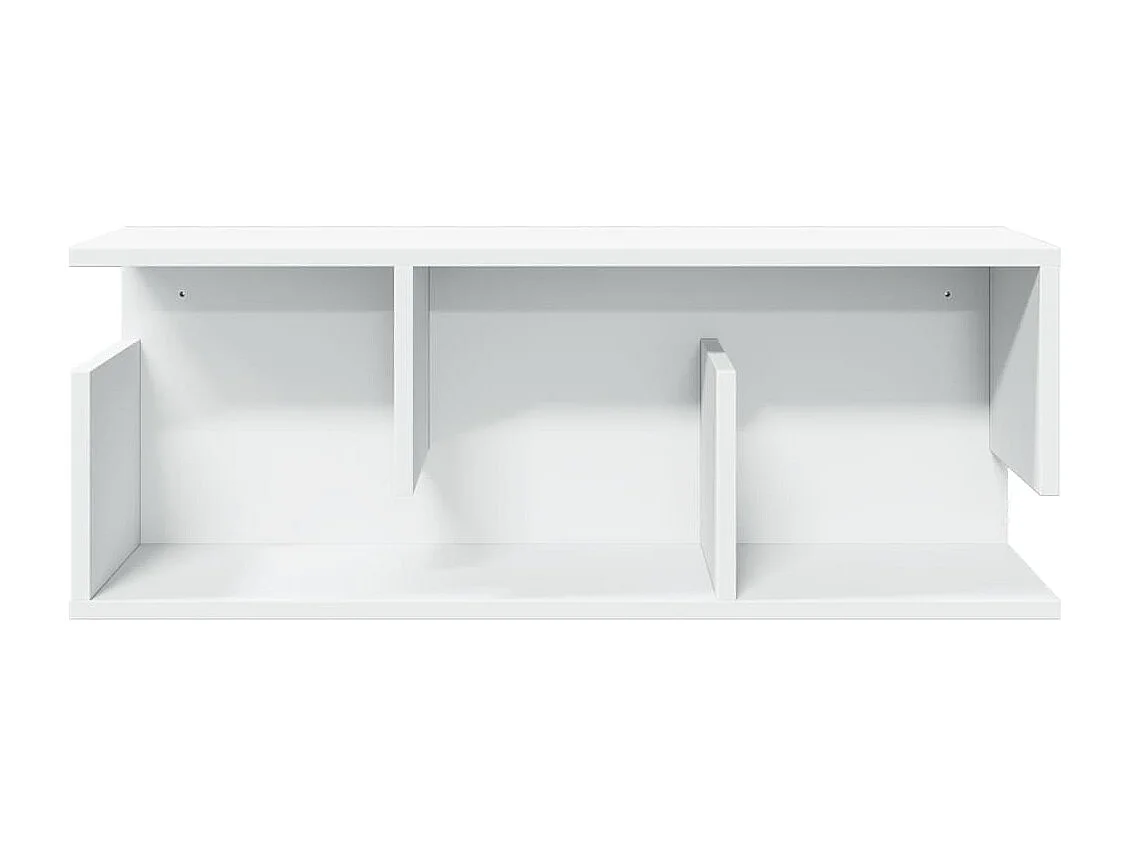 Armoire murale 80x20x30 cm blanc bois d'ingénierie