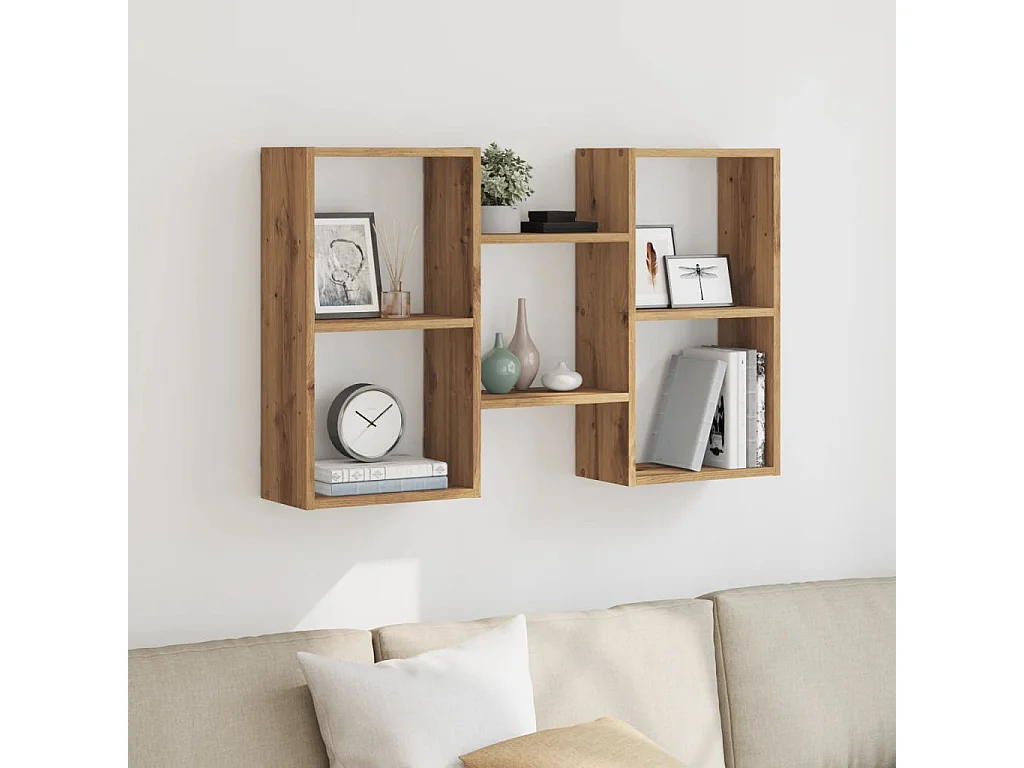 Wandregal Artisan-Eiche 96x18x60 cm Holzwerkstoff