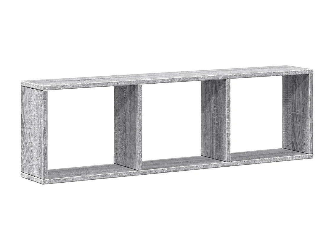 Armario de pared madera de ingeniería gris Sonoma 100x16x30 cm
