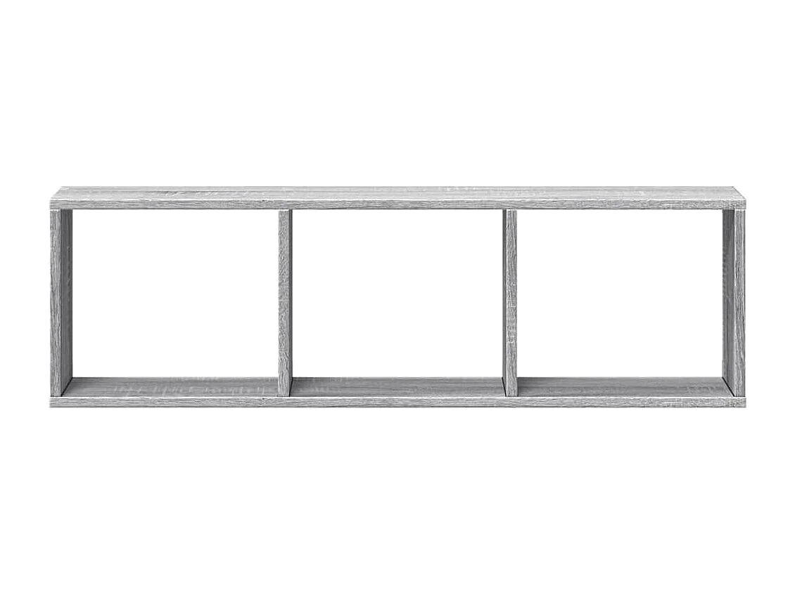 Armario de pared madera de ingeniería gris Sonoma 100x16x30 cm