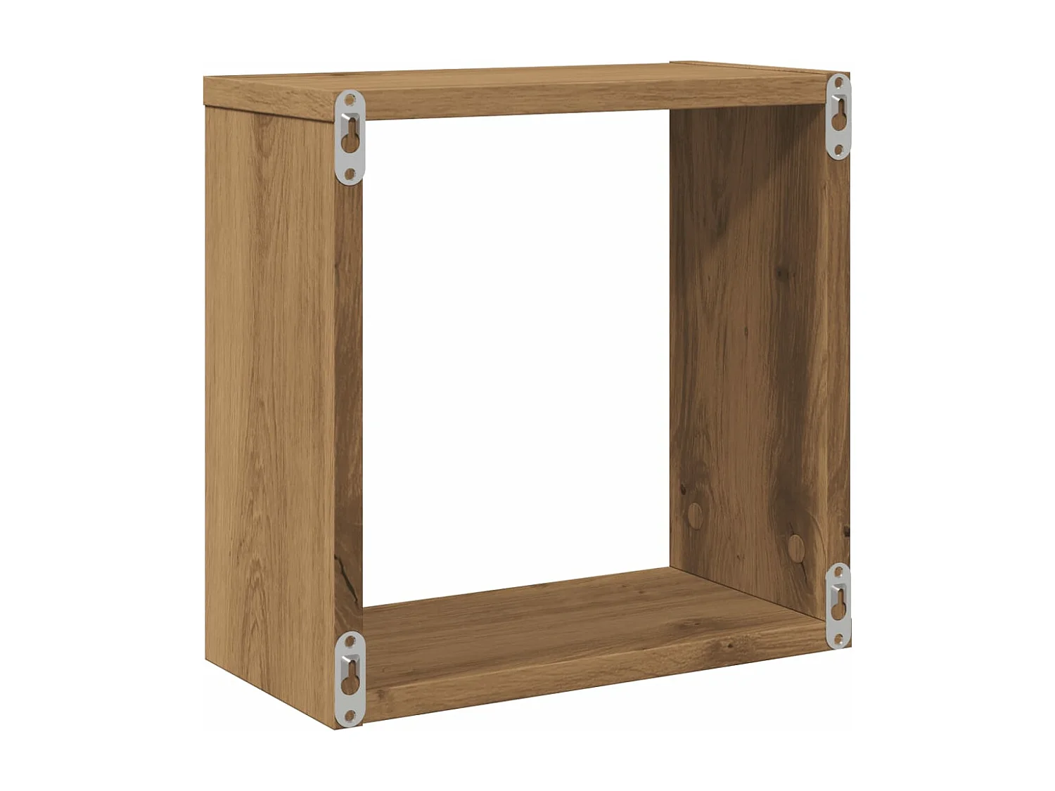 Étagères cube murales 2 pcs chêne artisanal bois ingénierie