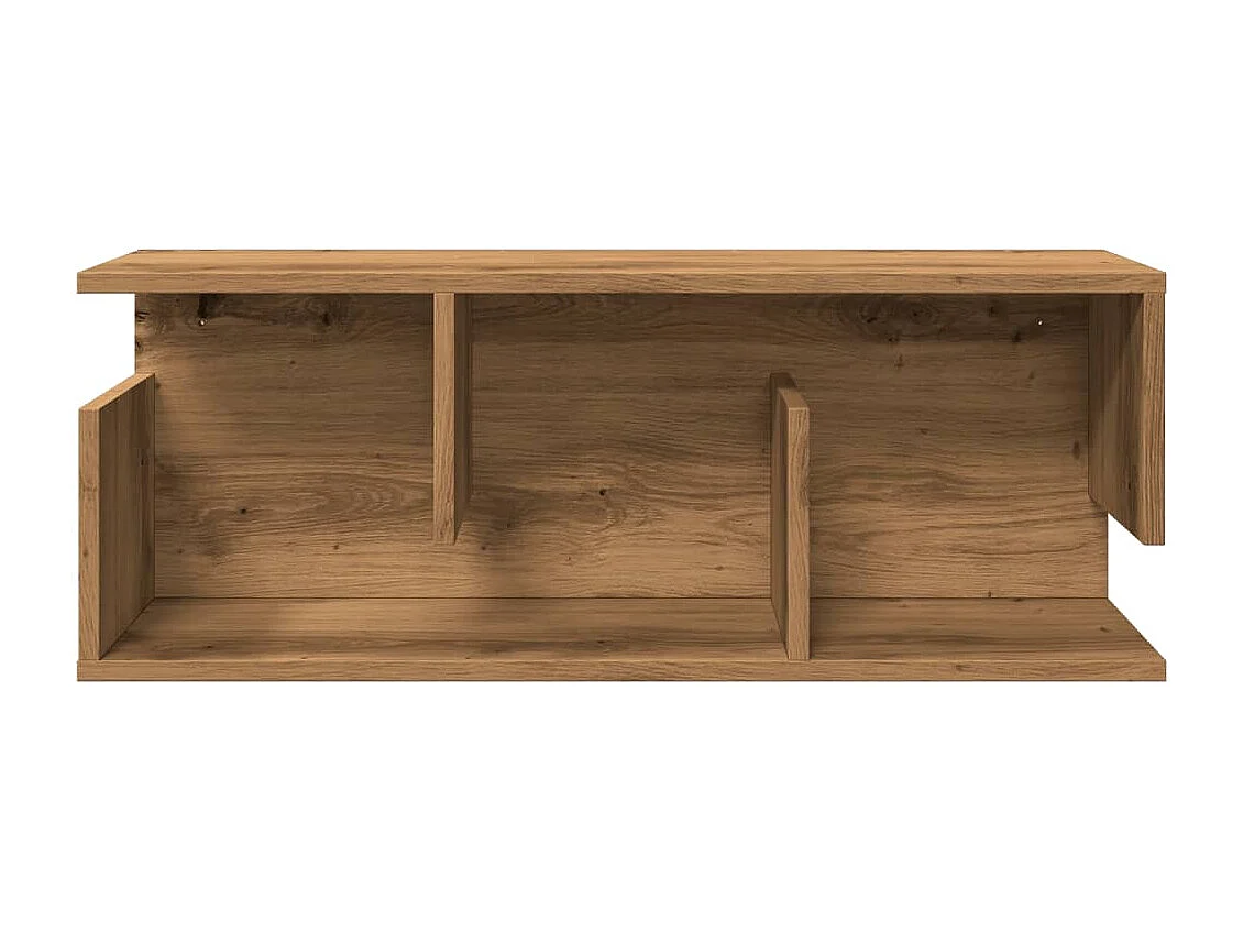 Armoire murale 80x20x30 cm chêne artisanal bois d'ingénierie