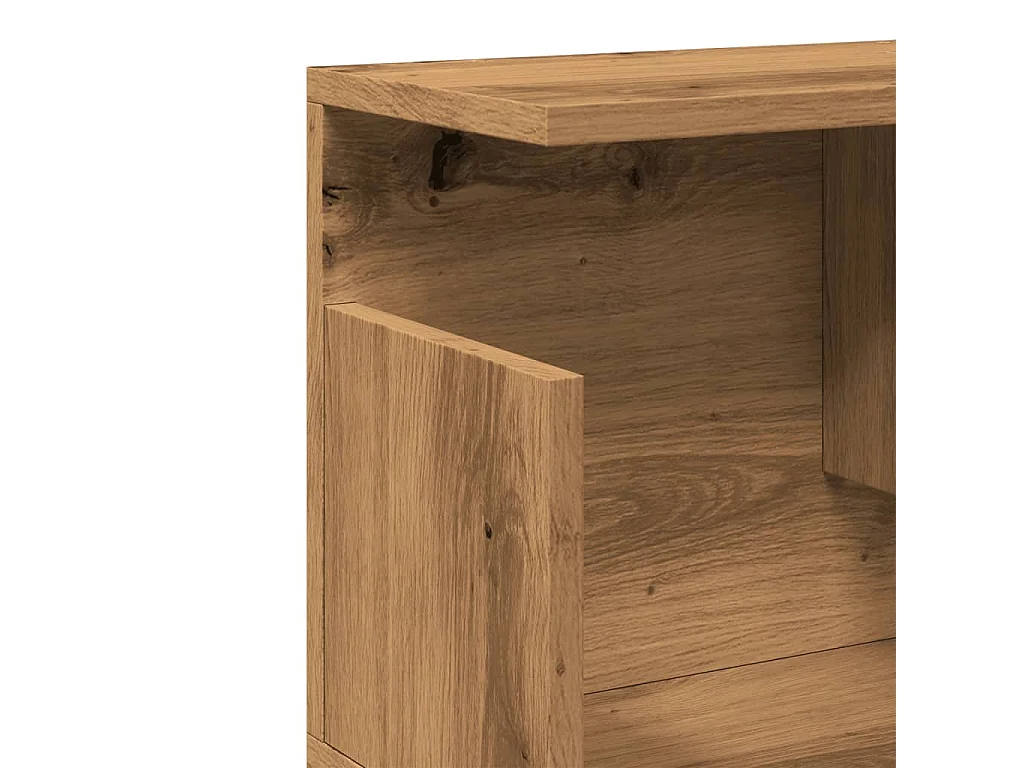 Armoire murale 80x20x30 cm chêne artisanal bois d'ingénierie