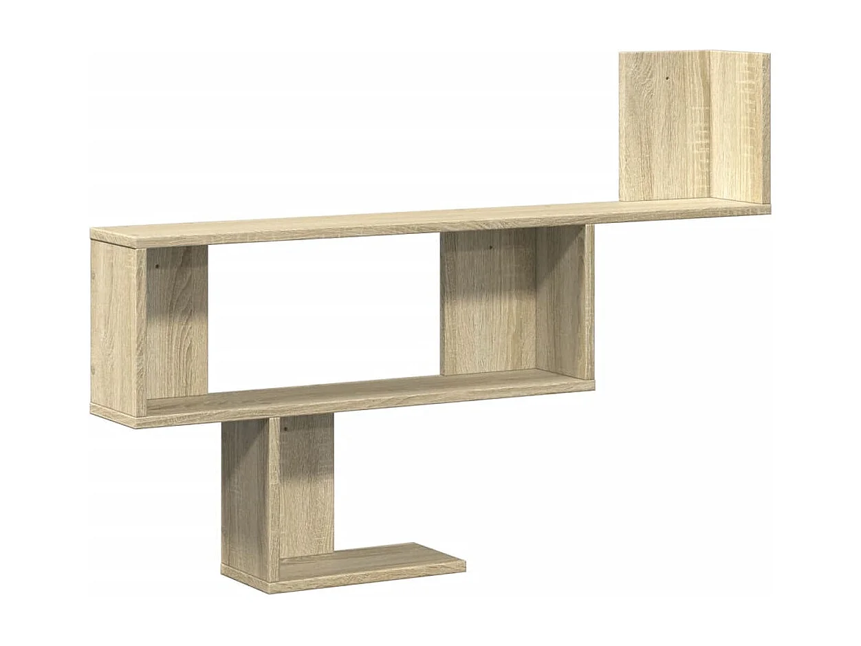 Étagère murale chêne sonoma 100x15x70 cm bois d'ingénierie