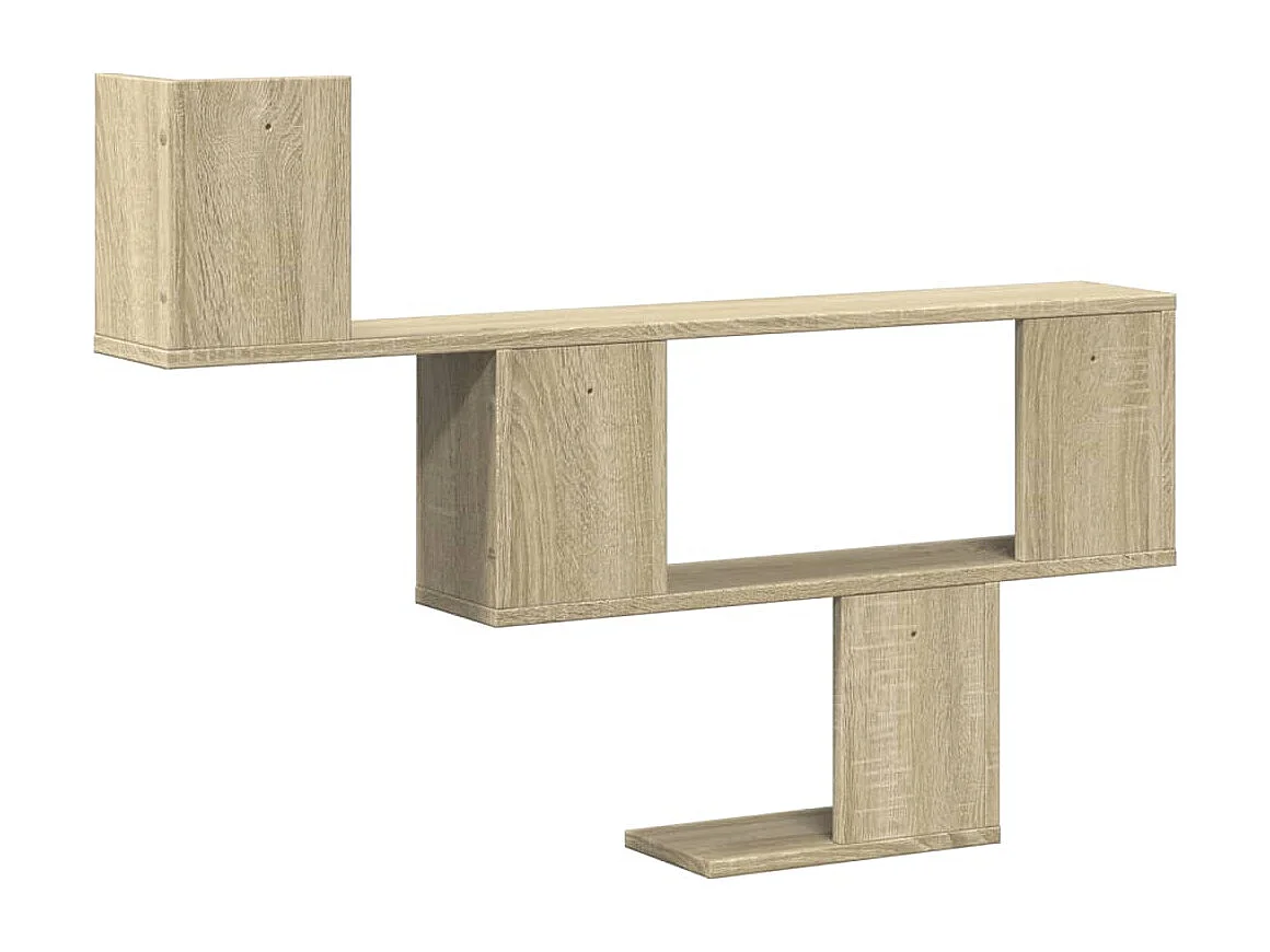 Étagère murale chêne sonoma 100x15x70 cm bois d'ingénierie