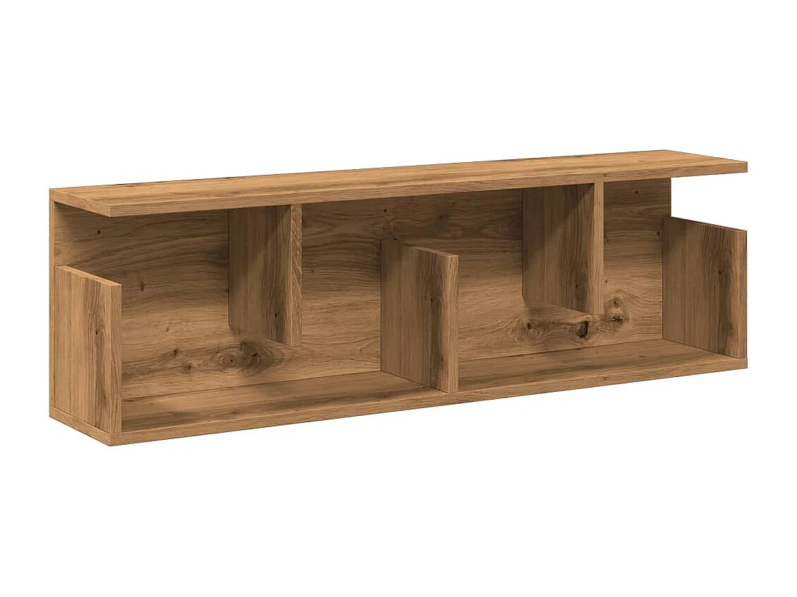 Mobile a Parete 100x20x30 cm Artigianale in Legno Multistrato