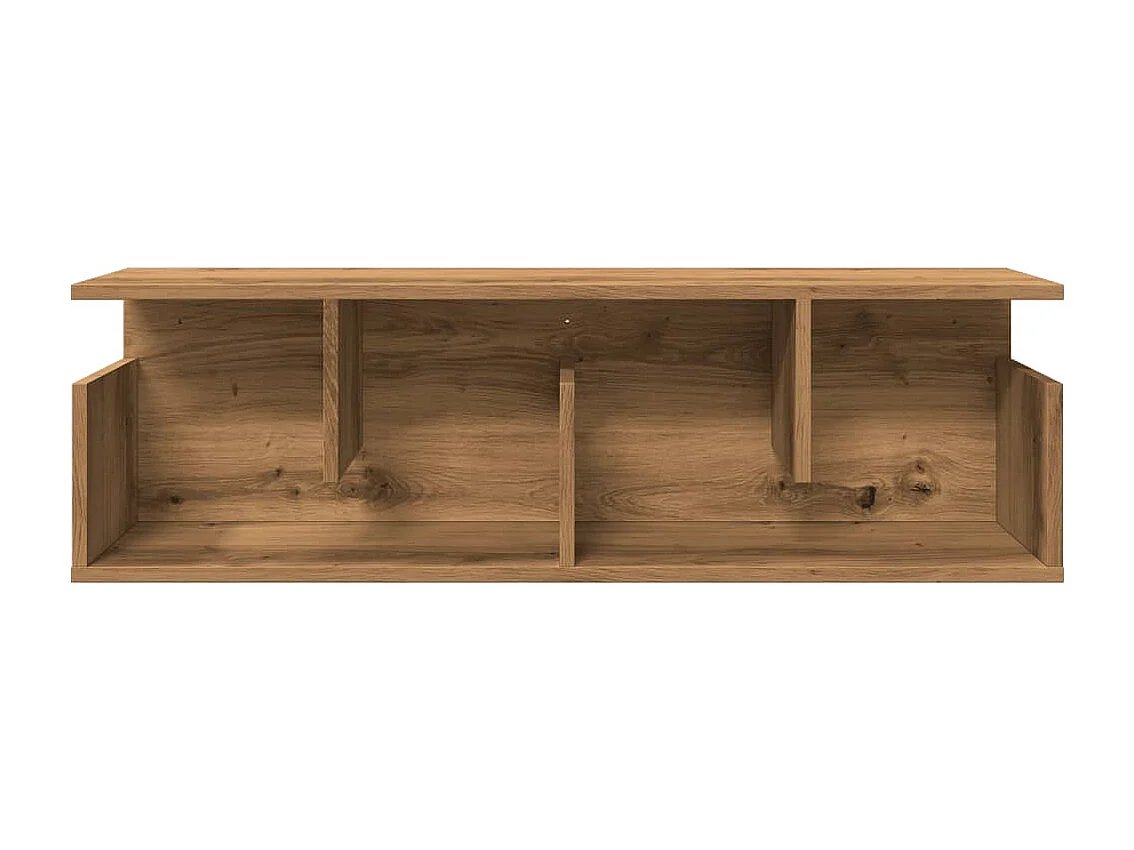 Mobile a Parete 100x20x30 cm Artigianale in Legno Multistrato