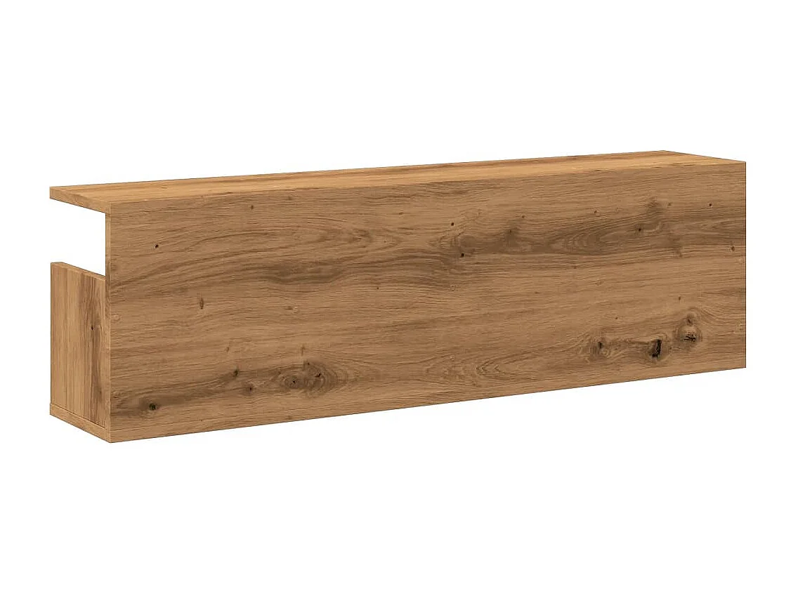 Mobile a Parete 100x20x30 cm Artigianale in Legno Multistrato