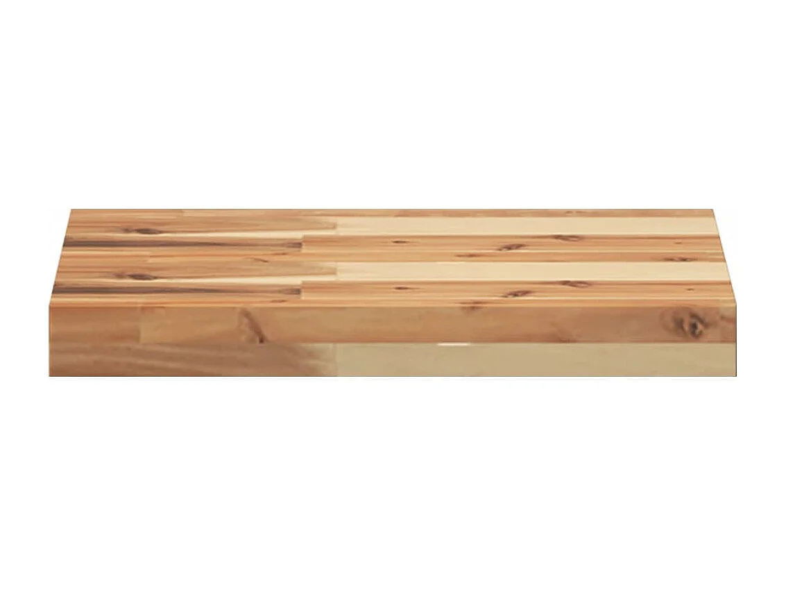 Mensole da Parete 3 pz 60x30x4 cm Legno Acacia Rifinito a Olio