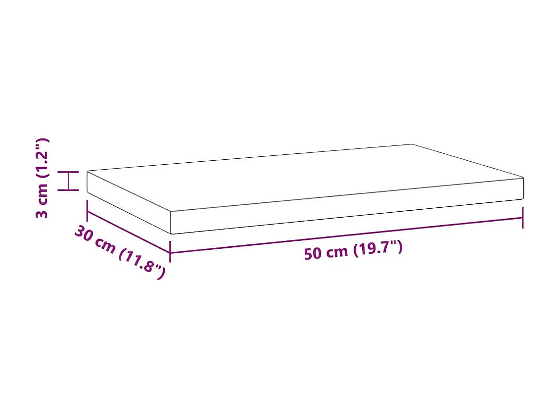 Prateleiras de parede 2 pcs 50x30x3 cm aço inoxidável prateado