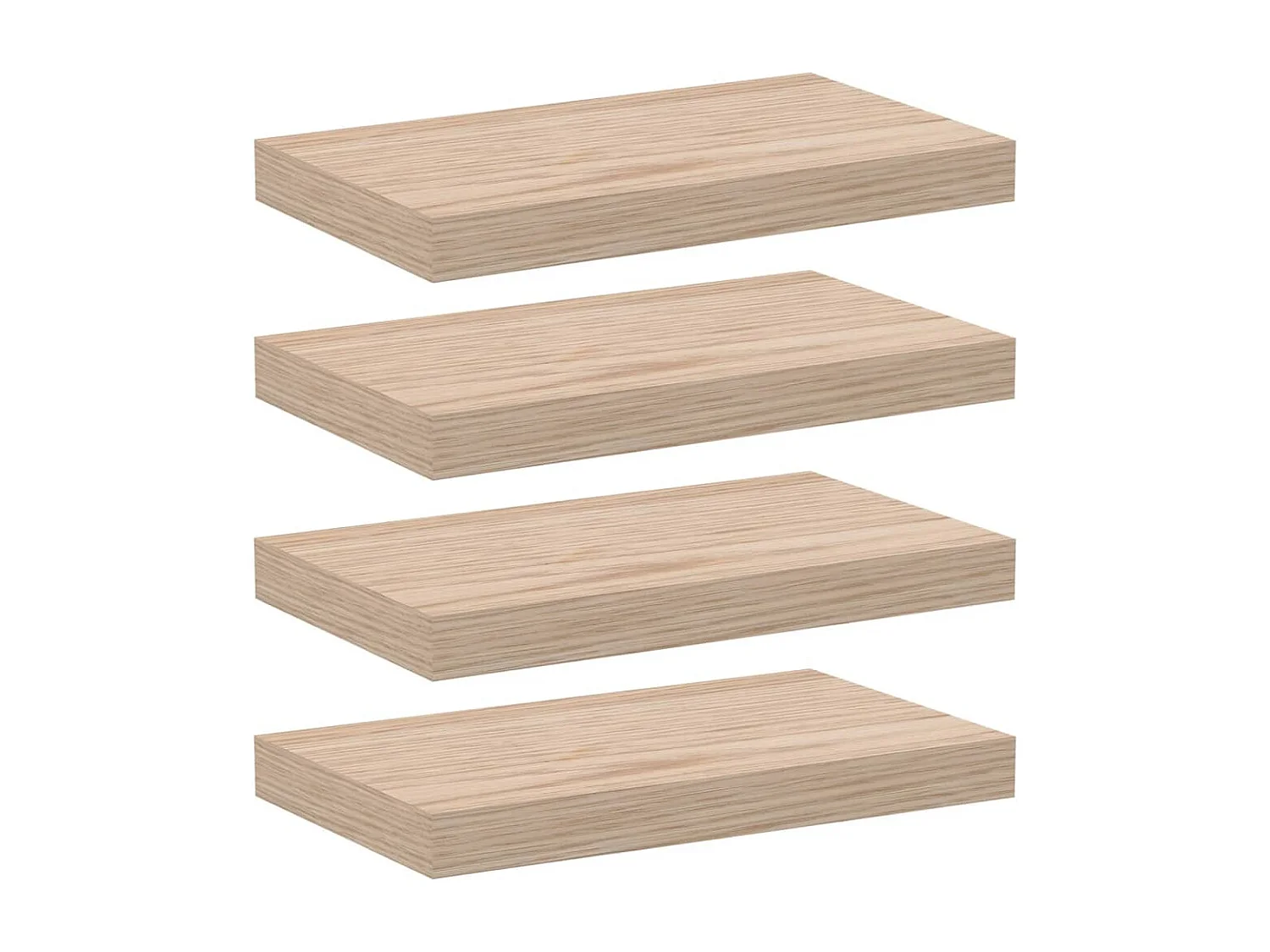 Mensole Pensili 4 pz 40x23,5x4 cm in Truciolato