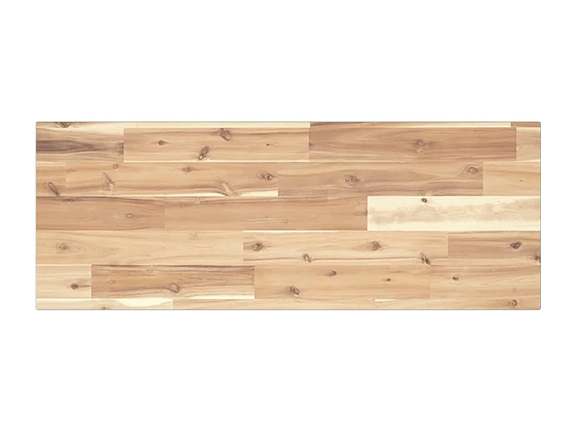 Mensole da Parete 3 pz 100x30x2 cm Legno Acacia Non Trattato