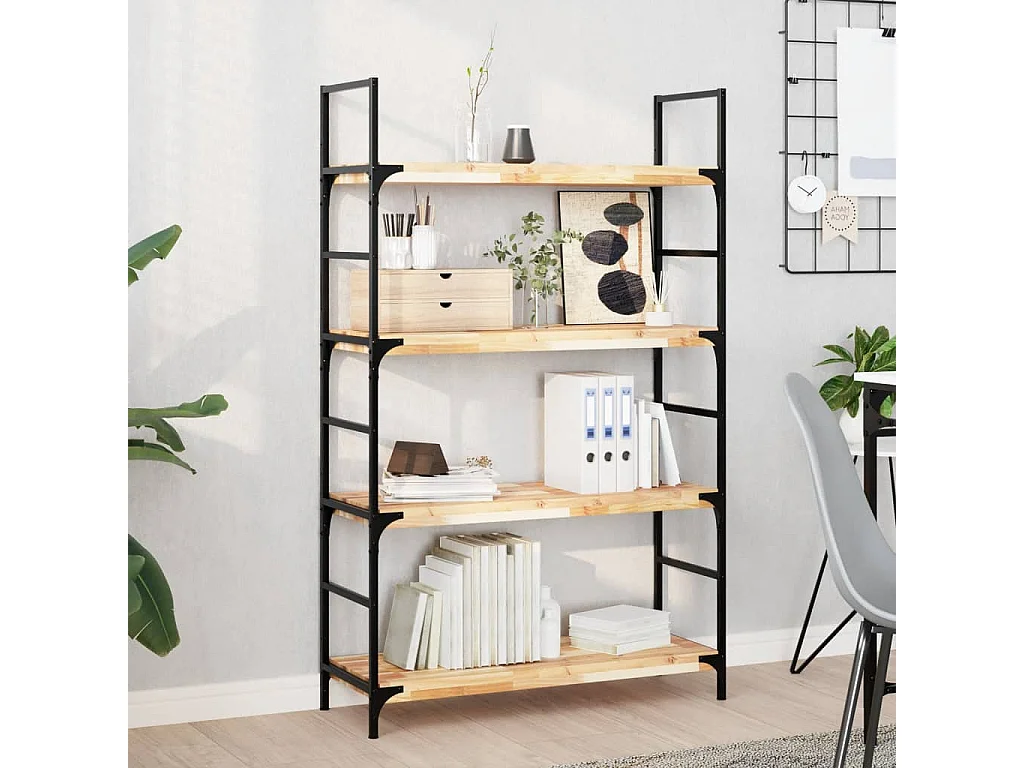 Schweberegal 80x30x4 cm Massivholz Akazie Unbehandelt