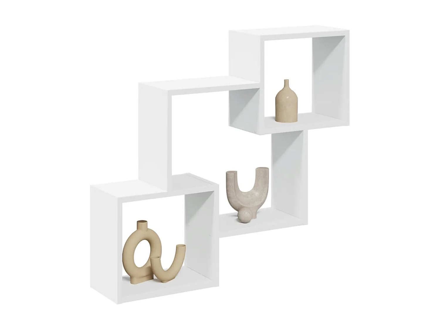 Armario de pared madera de ingeniería blanco 78x18x71 cm