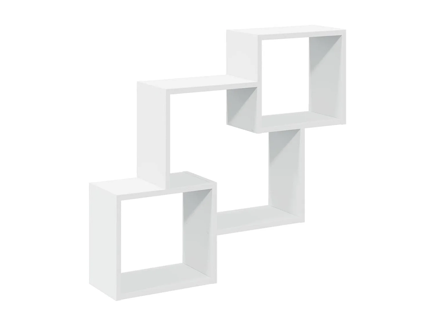 Armario de pared madera de ingeniería blanco 78x18x71 cm