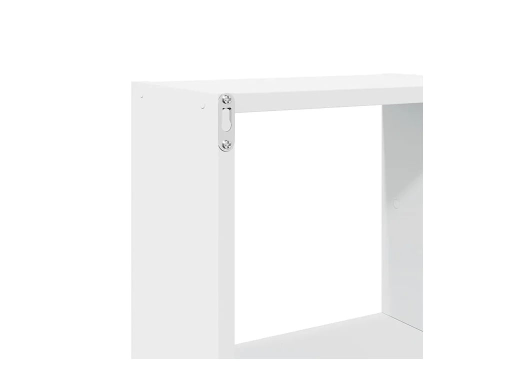 Mobile a Parete 78x18x71 cm Bianco in Legno Multistrato