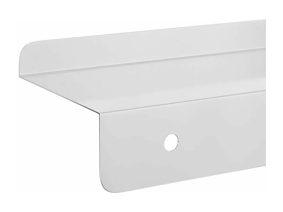 Prateleiras de parede 3 pcs aço inoxidável prateado