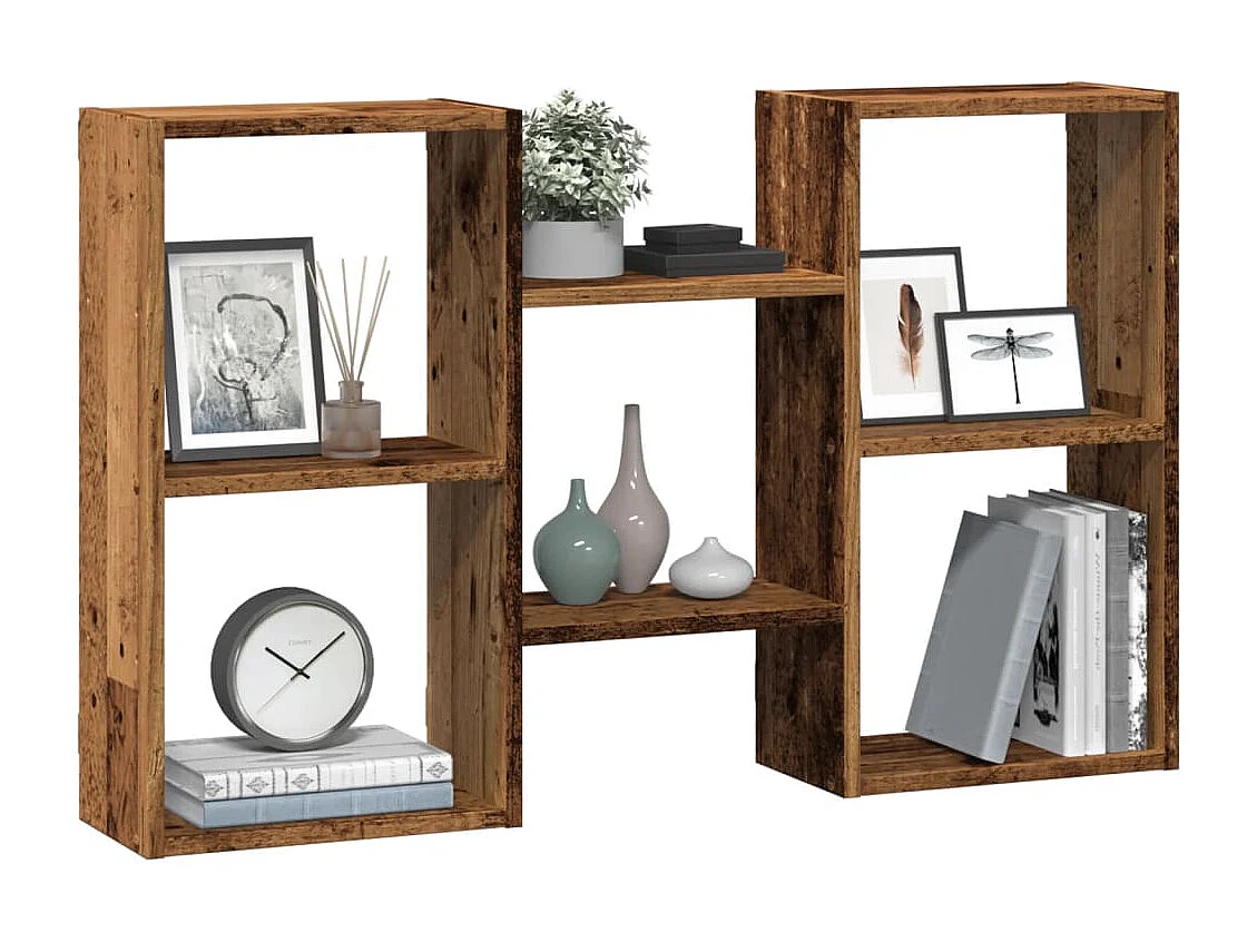 Wandregal Altholz-Optik 96x18x60 cm Holzwerkstoff