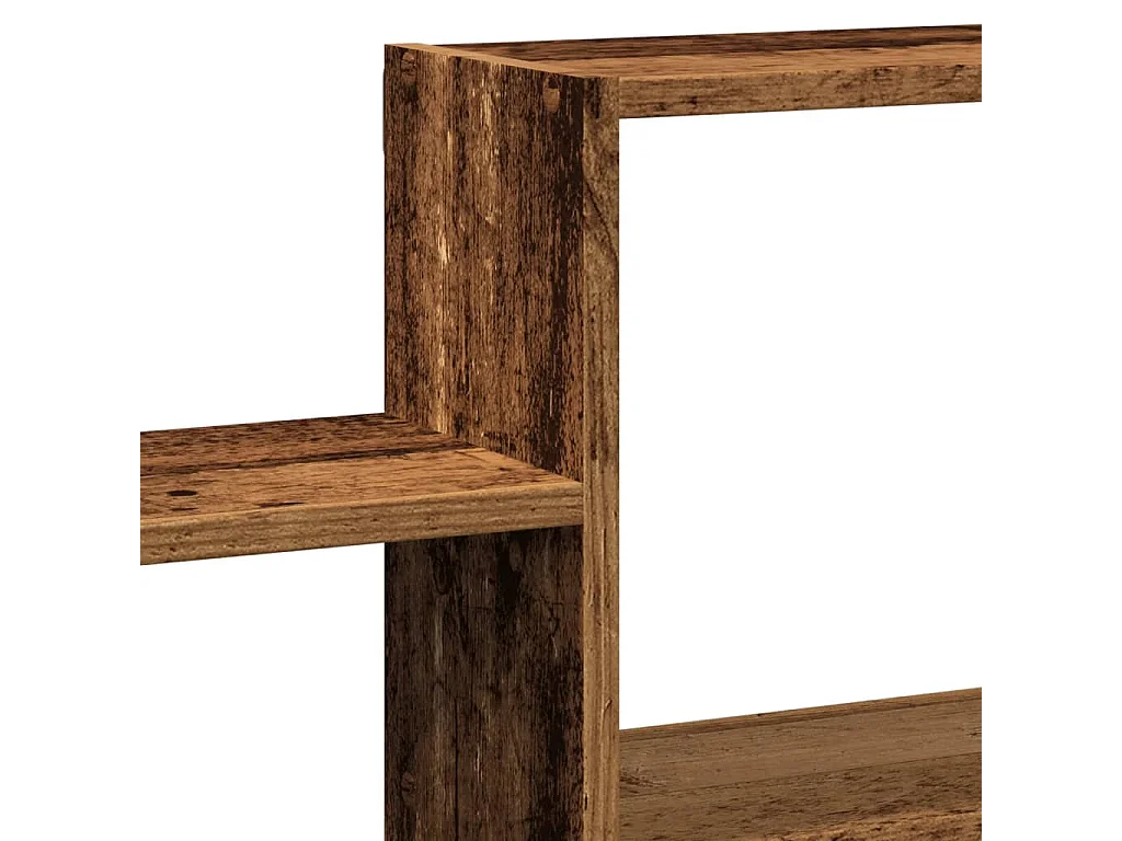 Wandregal Altholz-Optik 96x18x60 cm Holzwerkstoff